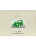 2000 MERCEDES BENZ A KLASSE INSTRUCTIEBOEKJE DUITS, Auto diversen, Handleidingen en Instructieboekjes