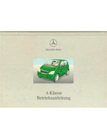 2000 MERCEDES BENZ A KLASSE INSTRUCTIEBOEKJE DUITS, Auto diversen, Handleidingen en Instructieboekjes