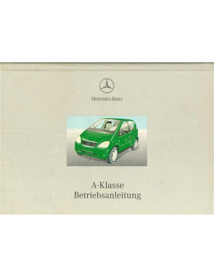 2000 MERCEDES BENZ A KLASSE INSTRUCTIEBOEKJE DUITS, Auto diversen, Handleidingen en Instructieboekjes