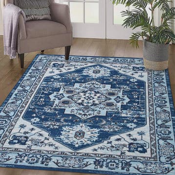 Wasbare Vintage Vloerkleed met Perzisch Design - Antislip &, Verzenden, Nieuw
