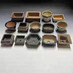 Ikebana vaas - Aardewerk - Japan - Bonsai  / Mini Potten, Antiek en Kunst