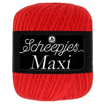 Scheepjes Maxi 100g - 115 Hot Red, Verzenden, Nieuw