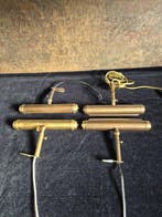 Wandlamp (4) - Messing, Brons - Schilderijlamp - 4 Stuks, Antiek en Kunst