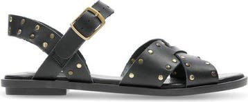 Clarks - 41 - Willow Gild Dames Sandalen - Black, Verzenden, Nieuw