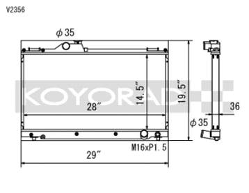 Koyo 01-05 Lexus IS300 (MT) Radiator, Ophalen of Verzenden, Nieuw