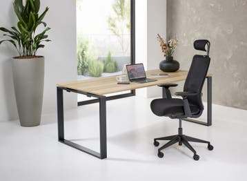 Pulse directie bureau, 200x90cm, natuur eiken, Overige plaatsen, Ophalen of Verzenden, Nieuw in verpakking, Bureau