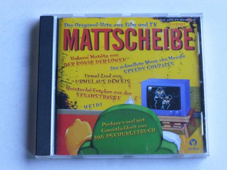 Mattscheibe (Walt Disney), Cd's en Dvd's, Cd's | Filmmuziek en Soundtracks, Zo goed als nieuw, Ophalen of Verzenden