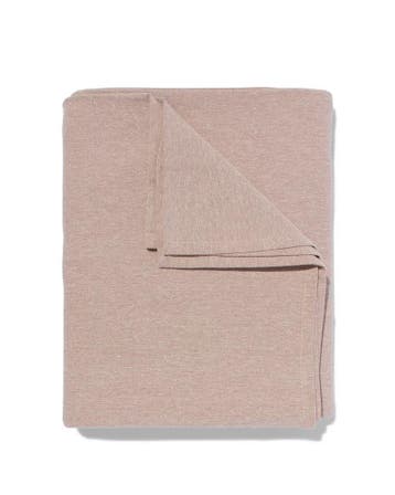 HEMA Tafelkleed chambray katoen beige/goud 140x240, Verzenden, Nieuw