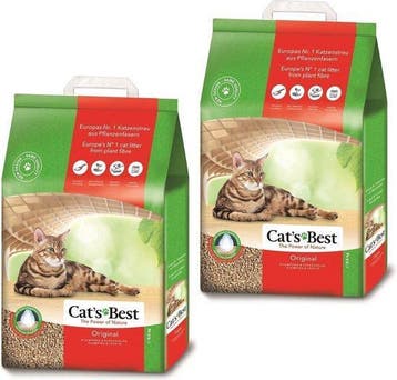 Cat’s Best Original Kattenbakvulling 2x20L – 40 Liter, Verzenden, Nieuw