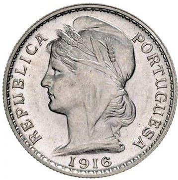 Portugal. 20 centavos 1916 - NGC MS61