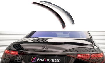 Spoiler Mercedes S Klasse W223 AMG Pakket Maxton Glans Zwart, Ophalen of Verzenden, Nieuw