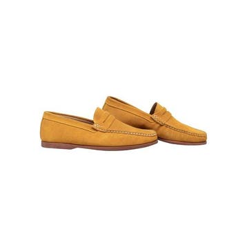 RUBINACCI LONDON HOUSE - 6 UK - 40 IT - Mustard Suede Boats, Nieuw