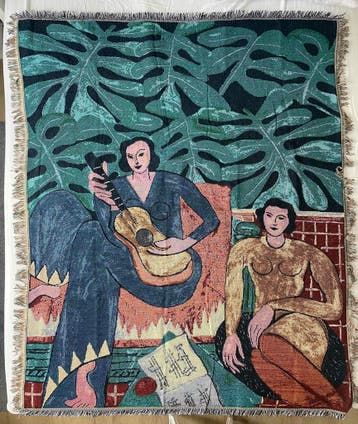 Henri Matisse stijl wandkleed – 130 x 160 cm, Verzenden, Nieuw, Blauw, Modern