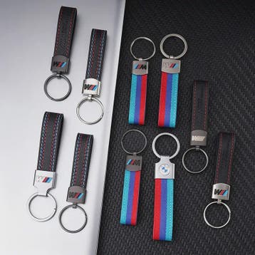 Luxe Lederen Sleutelhanger BMW M - Sportief Design voor BMW, Verzenden, Nieuw