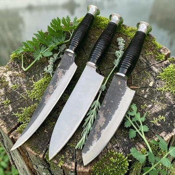 PNP-058 - Keukenmes - Kitchen knife set - 3, of soort