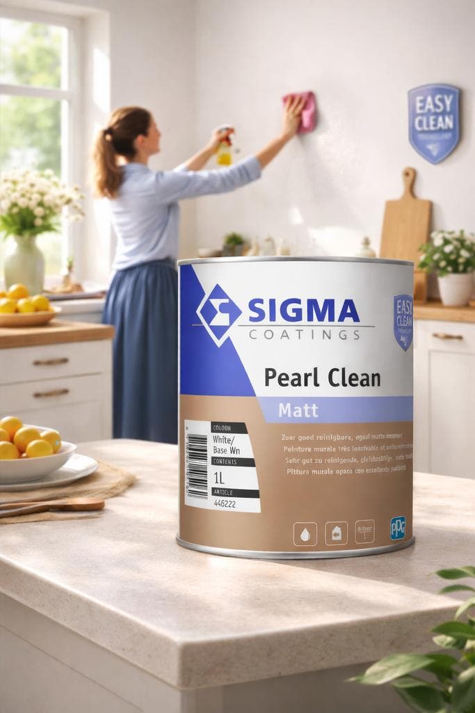Pearl Clean Matt 1 liter, Doe-het-zelf en Verbouw, Verf, Beits en Lak, Nieuw, Ophalen of Verzenden