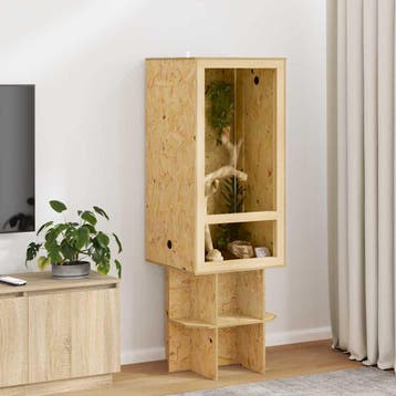 vidaXL Terrarium Bruin 50 x 50 x 100 cm OSB, Verzenden, Nieuw