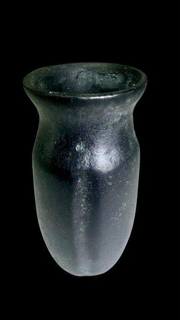 Oud-Romeins, Keizerrijk Brons Vaas parfumfles - 8 cm, Antiek en Kunst