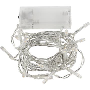 LED verlichtingssnoer, L: 3,15 M, transparant, 1 stuk, Nieuw