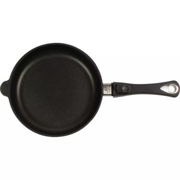 AMT Gastroguss Koekenpan Ø 24 cm hoogte 5 cm met afneemba.., Ophalen of Verzenden, Nieuw, Aluminium