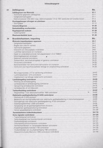 1999 Audi TT Reparatiebrochure Motronic inspuit ontsteking, Verzenden