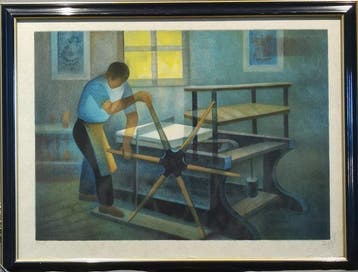 Louis Toffoli (1907-1999) - Le Lithographe (La Presse à
