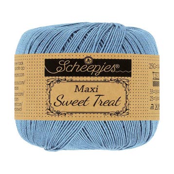 Scheepjes Maxi Sweet Treat - 247 bluebird - Gemerceriseerd, Hobby en Vrije tijd, Breien en Haken, Ophalen of Verzenden, Nieuw