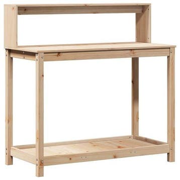 Plantentafel Hout XL | Laatste Stuk! | 41% Korting, Tuin en Terras, Ophalen of Verzenden, Zo goed als nieuw, Rechthoekig, Hout
