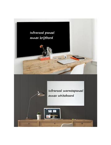 infrarood verwarming paneel annex krijtbord of whiteboard, Verzenden, Nieuw, Overige typen