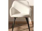 tectake® Eetkamerstoel Marilyn - Gestoffeerd - Ribstof -, Verzenden, Nieuw