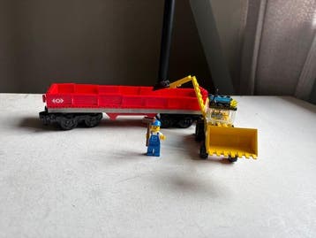 Lego - Trains - 4543 - Railroad Tractor Flatbed - 1980-1990, Nieuw