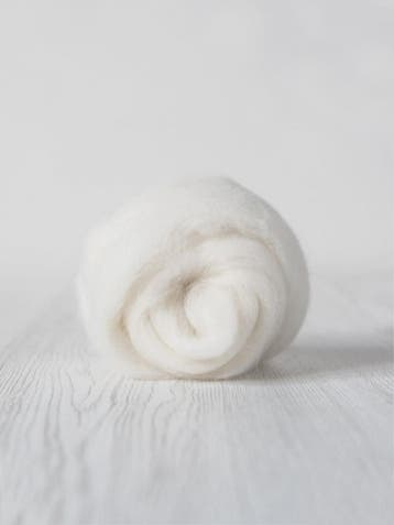 Super fijne baby alpaca in lont wit, Ophalen of Verzenden, Nieuw, Spinwol