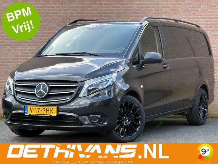 Mercedes-Benz Vito L2H1 | Financial Lease voor 517 p/mnd, Auto's, Mercedes-Benz, Lease, Zwart, Automaat, Overige carrosserieën