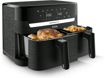 Tefal EY901N10 - Airfryer - 8,3L - 2700W - 2 onafhankelijke, Verzenden, Zo goed als nieuw