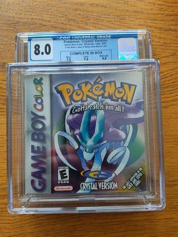 Nintendo - Gameboy Color - Pokémon: Crystal Version USA CIB, Nieuw