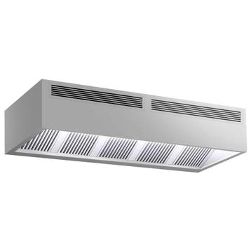 GGM Gastro | Afzuigkap doosmodel - B2800mm - zonder motor -, Witgoed en Apparatuur, Onderbouw afzuigkap, Verzenden, Nieuw, Inbouw