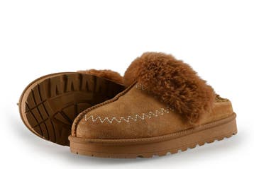 Nelson Pantoffels in maat 41 Cognac, Kleding | Heren, Overige kleuren, Verzenden, Zo goed als nieuw, Pantoffels of Sloffen