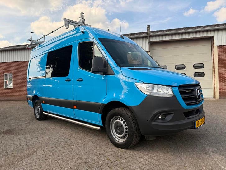 Zakelijke Lease |  Mercedes-Benz Sprinter 316 2.2 CDI L2H2 3, Auto's, Bestelauto's, Onderhoudsboekje, Lease, Automaat, Blauw, Financial lease