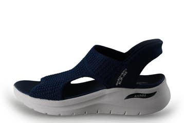 Skechers Sandalen in maat 38 Blauw, Kleding | Dames, Skechers, Sandalen of Muiltjes, Zo goed als nieuw, Verzenden