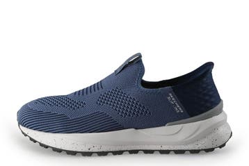 Skechers Instappers in maat 40 Blauw, Kleding | Heren, Overige typen, Zo goed als nieuw, Skechers, Verzenden