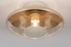 Rietveld Plafondlampen - Beige - Glas, Metaal, Verzenden, Nieuw