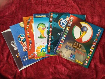 2002, 2006, 2010, 2014, 2018, 2022 Panini WC Korea/Japan, Nieuw
