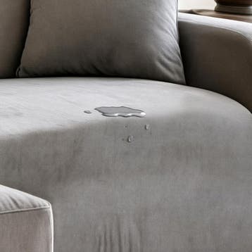 Ruhhy Sofa Hoes – Lichtgrijs – Stretch Velours – Inclu, Ophalen of Verzenden, Nieuw