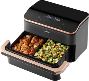 Cosori Twin Fry XXL - Heteluchtfriteuse 10 liter, Witgoed en Apparatuur, Frituurpannen, Verzenden, Nieuw