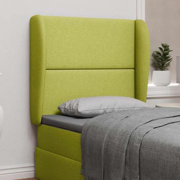 vidaXL Hoofdbord oor Groen Stof, Huis en Inrichting, Slaapkamer | Bedden, Verzenden, Nieuw, Groen, Stof