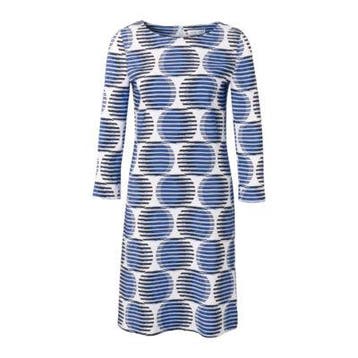 Louis and Mia • witte jurk met blauwe bollen • 36, Kleding | Dames, Louis and Mia, Nieuw, Maat 36 (S), Verzenden