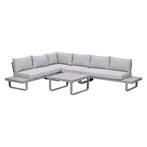 Garden Impressions Diego loungeset 5-delig - taupe - valley, Tuin en Terras, Verzenden, Nieuw