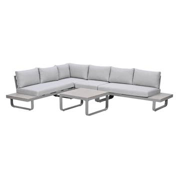 Garden Impressions Diego loungeset 5-delig - taupe - valley, Verzenden, Nieuw