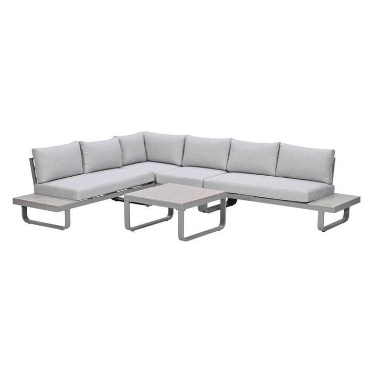 Garden Impressions Diego loungeset 5-delig - taupe - valley, Tuin en Terras, Tuinsets en Loungesets, Verzenden