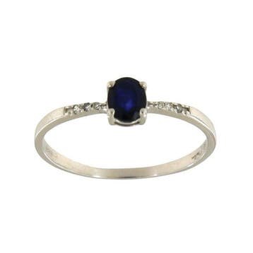 Zonder minimumprijs - Ring - 18 karaat Witgoud - 0.34ct. tw., Nieuw